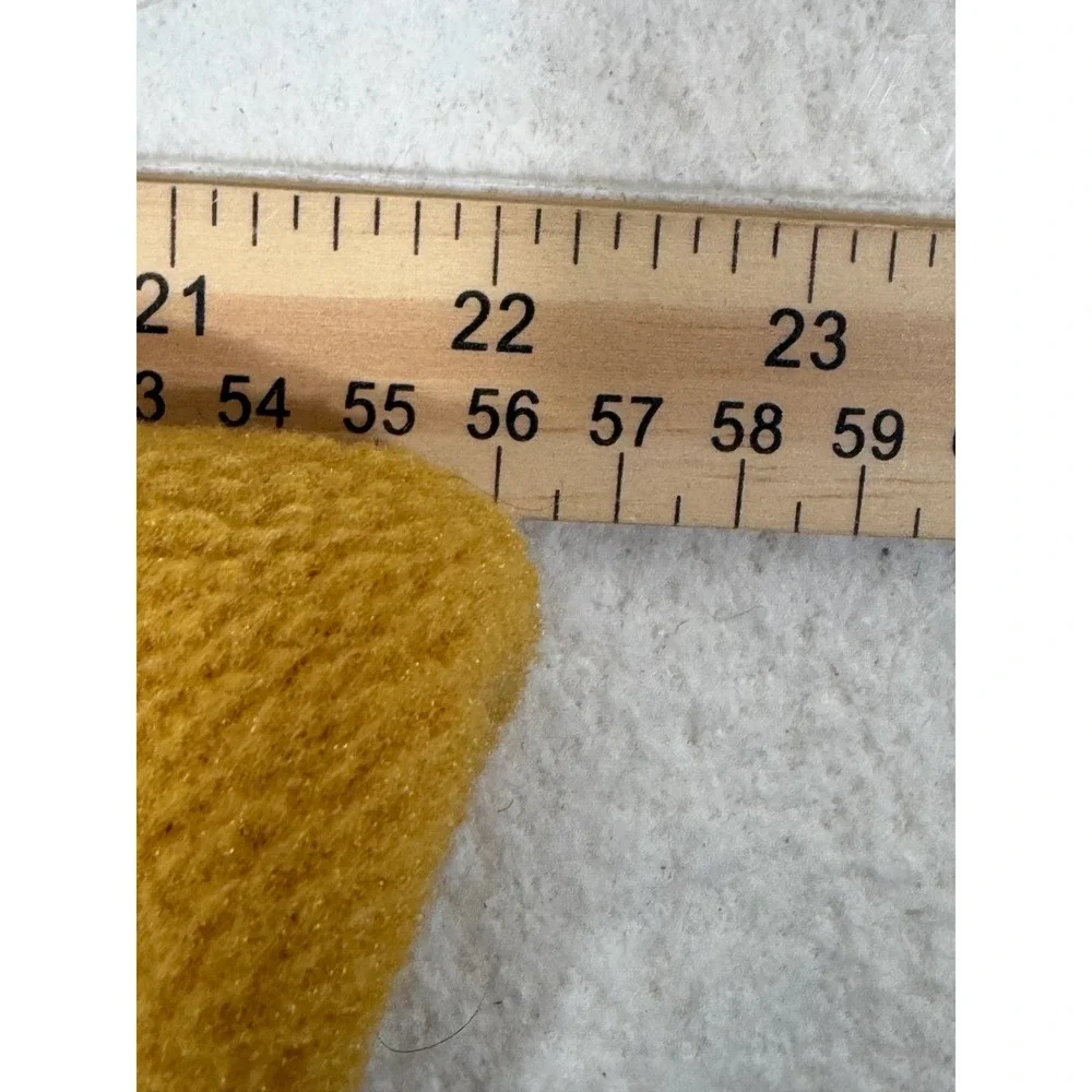 LL Bean Fleece Jacket Mens Medium Yellow Navy Red Full Zip Outdoor Gear M Casual